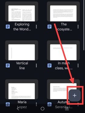 google docs make two columns phone
